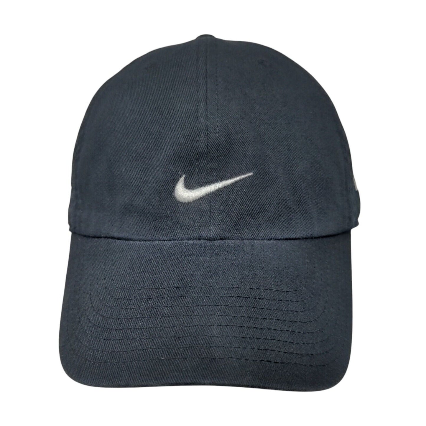 Nike Swoosh Slideback Hat Black OSFA Embroidered Bob Firman XC 2011