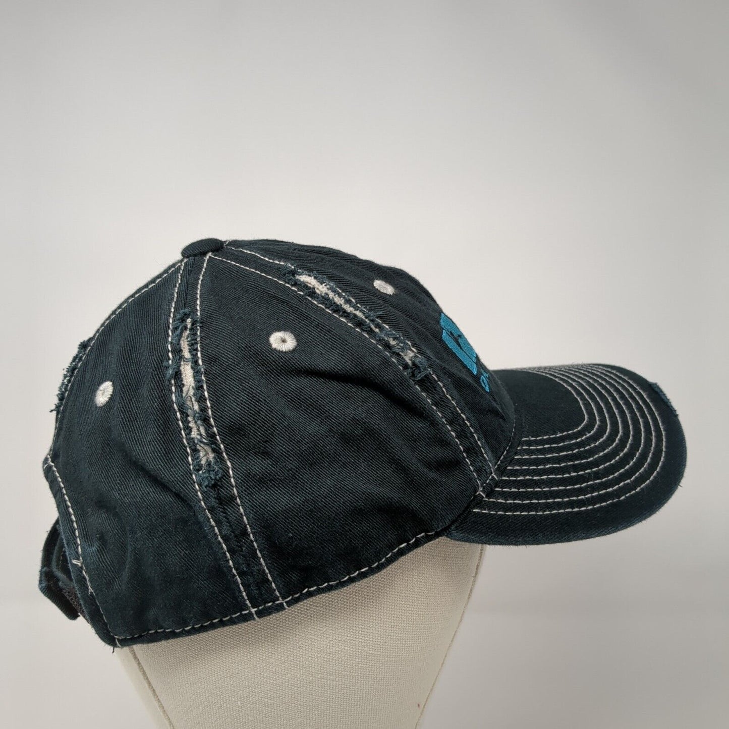 Illusion Dance Studios Strapback Hat Black OS Adjustable Distressed District