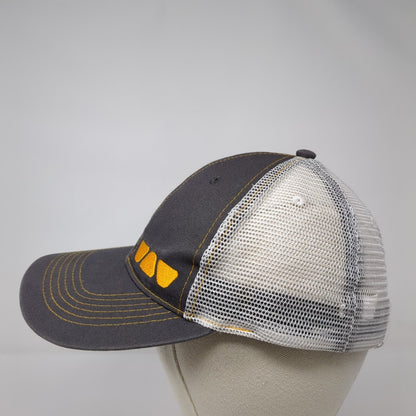 Schluter Systems Strapback Trucker Hat Gray OS Adjustable Embroidered Mesh Back