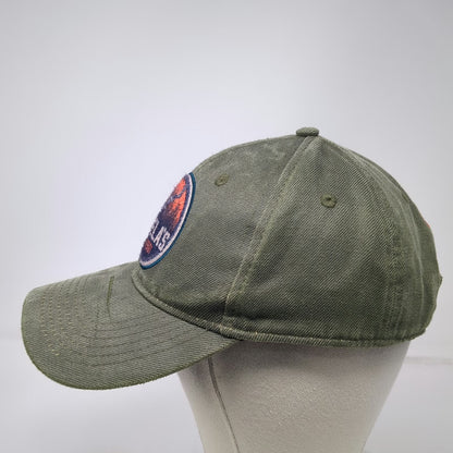 Cabela's Snapback Hat Green One Size Deer Buck Patch WFO 1961 Hunting Outdoors