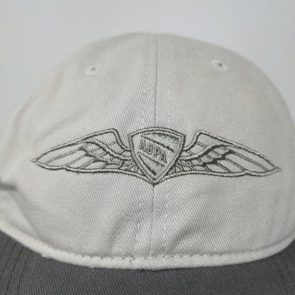 ADPA Men's Slideback Hat Gray Adjustable Embroidered Logo 100% Cotton