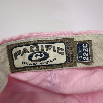 Pacific Headwear Baseball Cap Pink One Size Sweet Pea by Char Rose Floral Hat