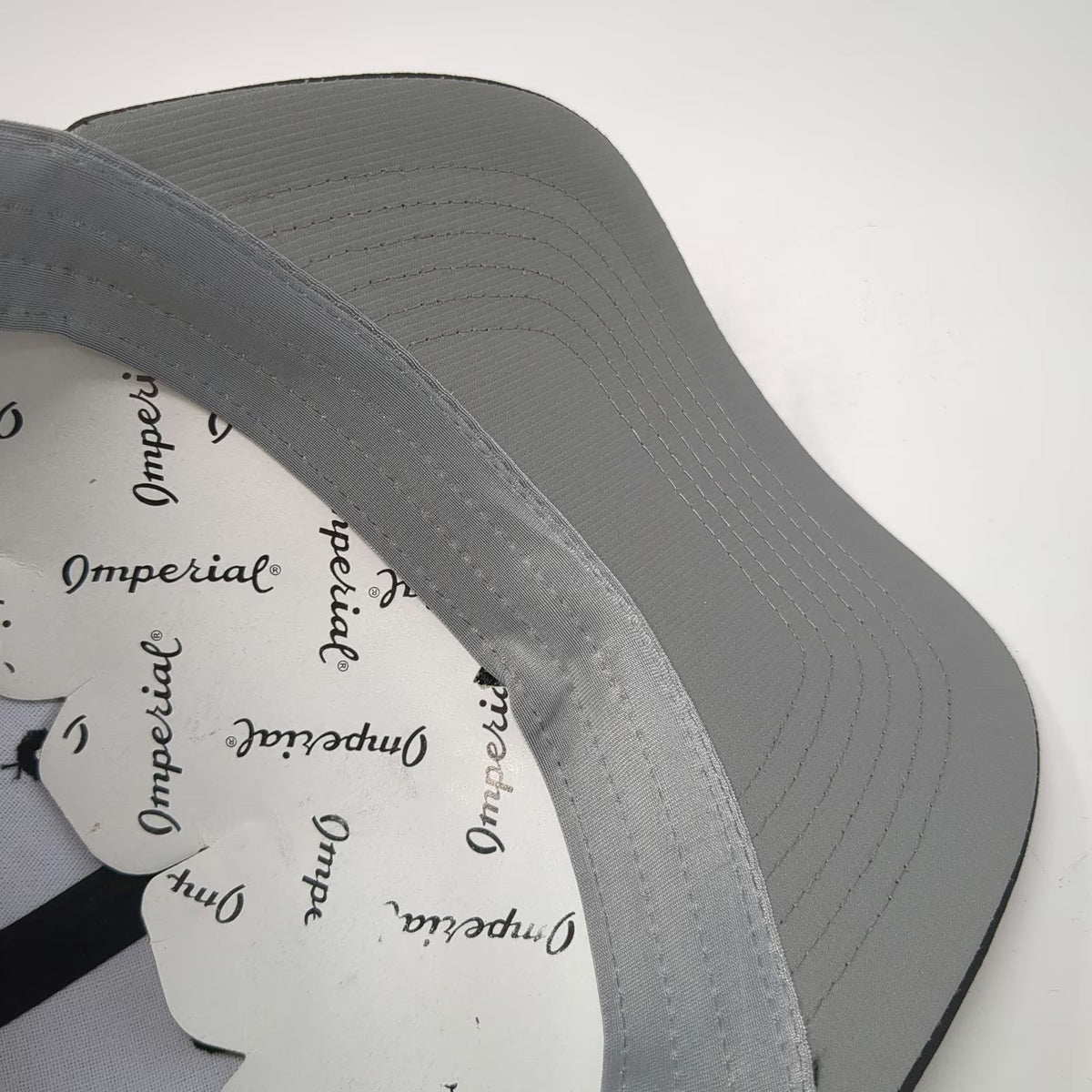 Imperial Baseball Cap Black OSFM AJGA Golf Performance Adjustable Hat UPF 50+