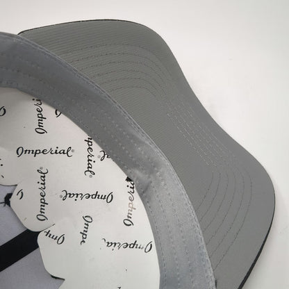 Imperial Baseball Cap Black OSFM AJGA Golf Performance Adjustable Hat UPF 50+