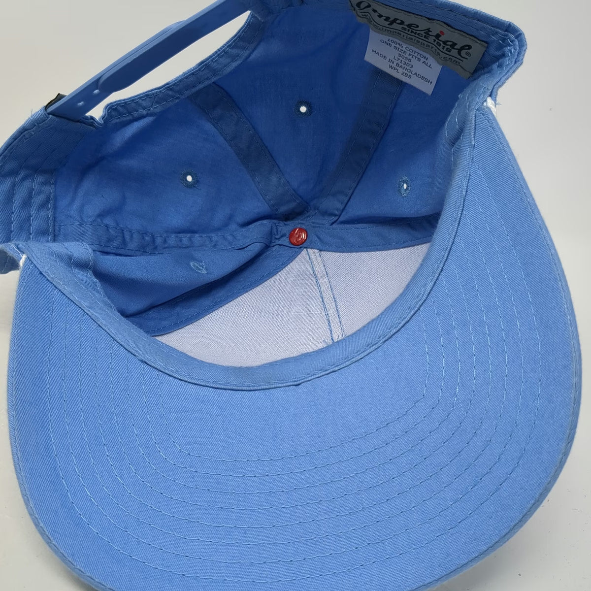 Imperial 5 Panel Blue Hat One Size Rope Cotton People Create Run Snapback