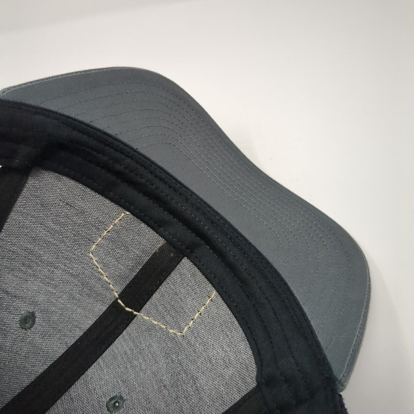 Trout Snapback Trucker Hat Gray One Size Adjustable Mesh Back Richardson