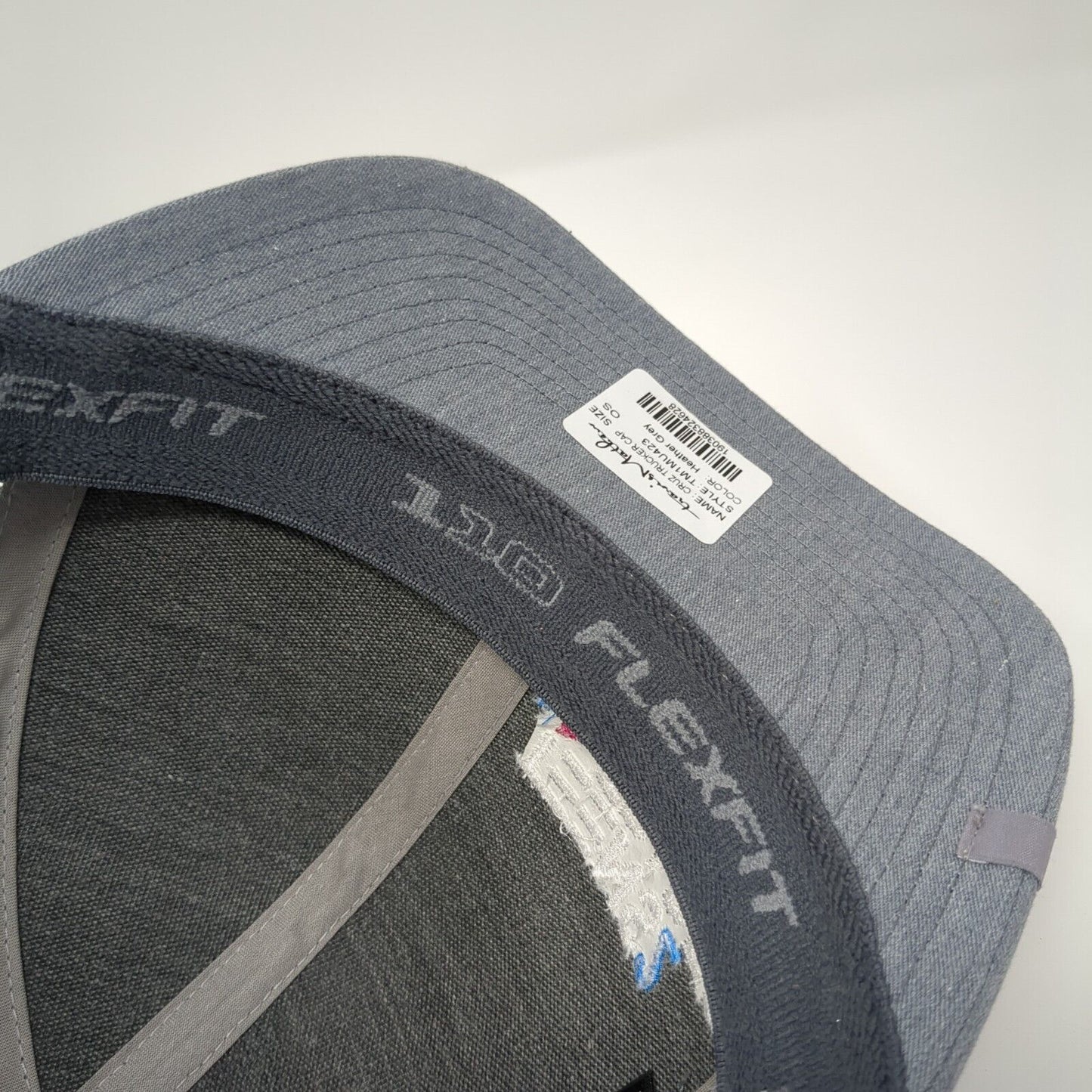 Teens 2 Trades Snapback Cruz Trucker Hat Heather Gray One Size Mesh Back