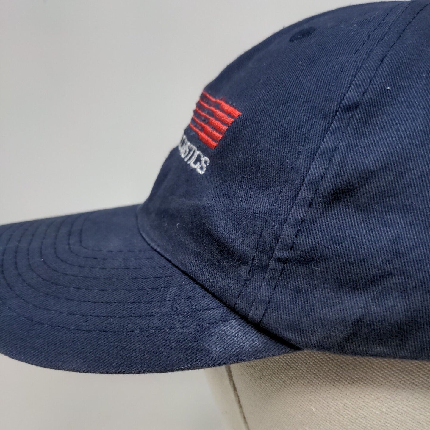 Grupo TLA Logistics Dad #1 Strapback Hat Blue One Size Embroidered Nissin Cap