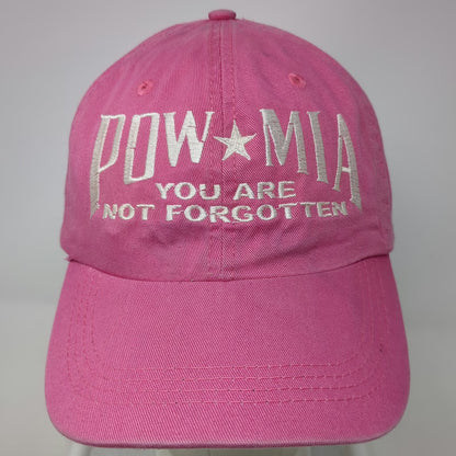 Alternative POW MIA You Are Not Forgotten Hat Pink OSFM Baseball Cap Slideback