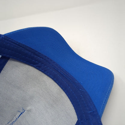 Pineapple Healthcare Snapback Trucker Hat Blue One Size Adjustable Mesh Back