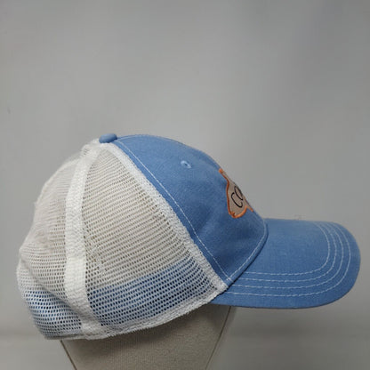Coast Fish Snapback Mesh Back Trucker Hat Blue OSFM Colorblock
