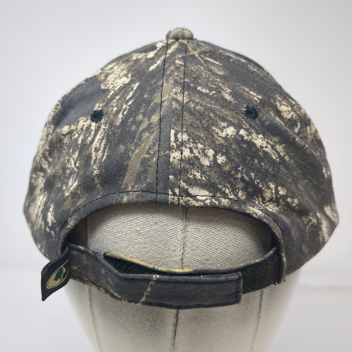 Port Authority Baseball Cap Gray One Size Moose Far North Idaho Camo Woods Hat