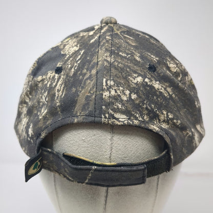 Port Authority Baseball Cap Gray One Size Moose Far North Idaho Camo Woods Hat