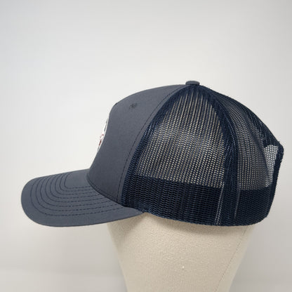 Community Bank Snapback Mesh Back Trucker Hat Gray One Size Richardson