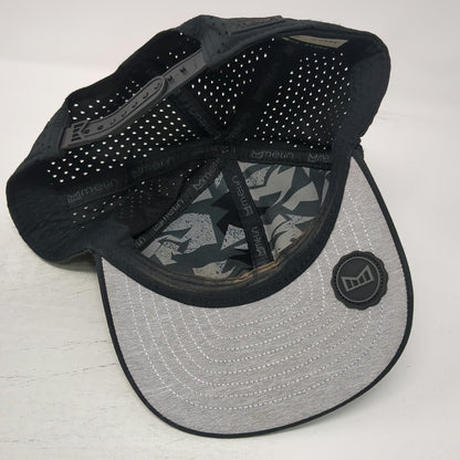 Melin Trucker Hat Black Perforated Hydro Performance Snapback Sport
