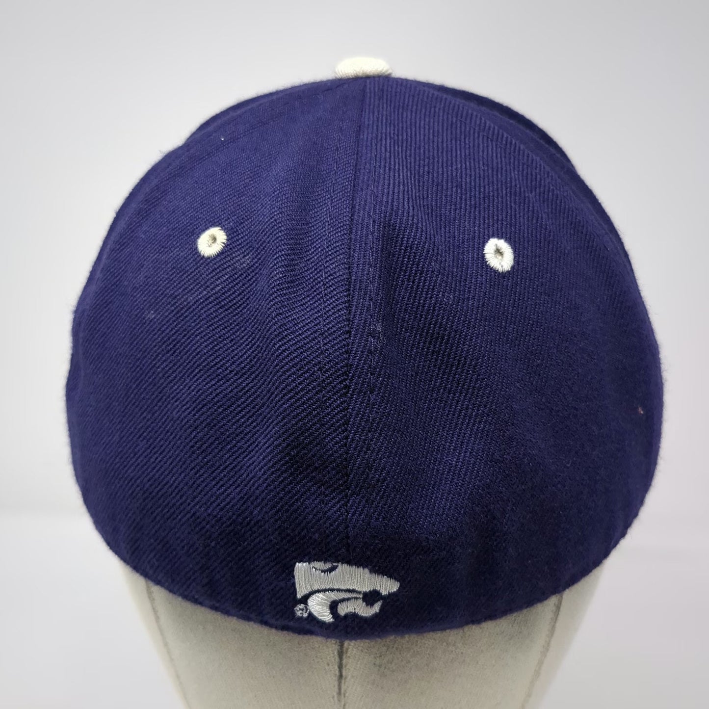 Kansas State Wildcats NCAA Zephyr Hat Blue 7 1/4 Powercat Logo Wool Blend Fitted