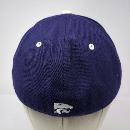 Kansas State Wildcats NCAA Zephyr Hat Blue 7 1/4 Powercat Logo Wool Blend Fitted