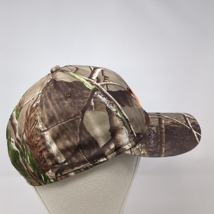 Russell Fitted Hat Camouflage L/XL Lightweight Vented Holes 6 Panel Realtree