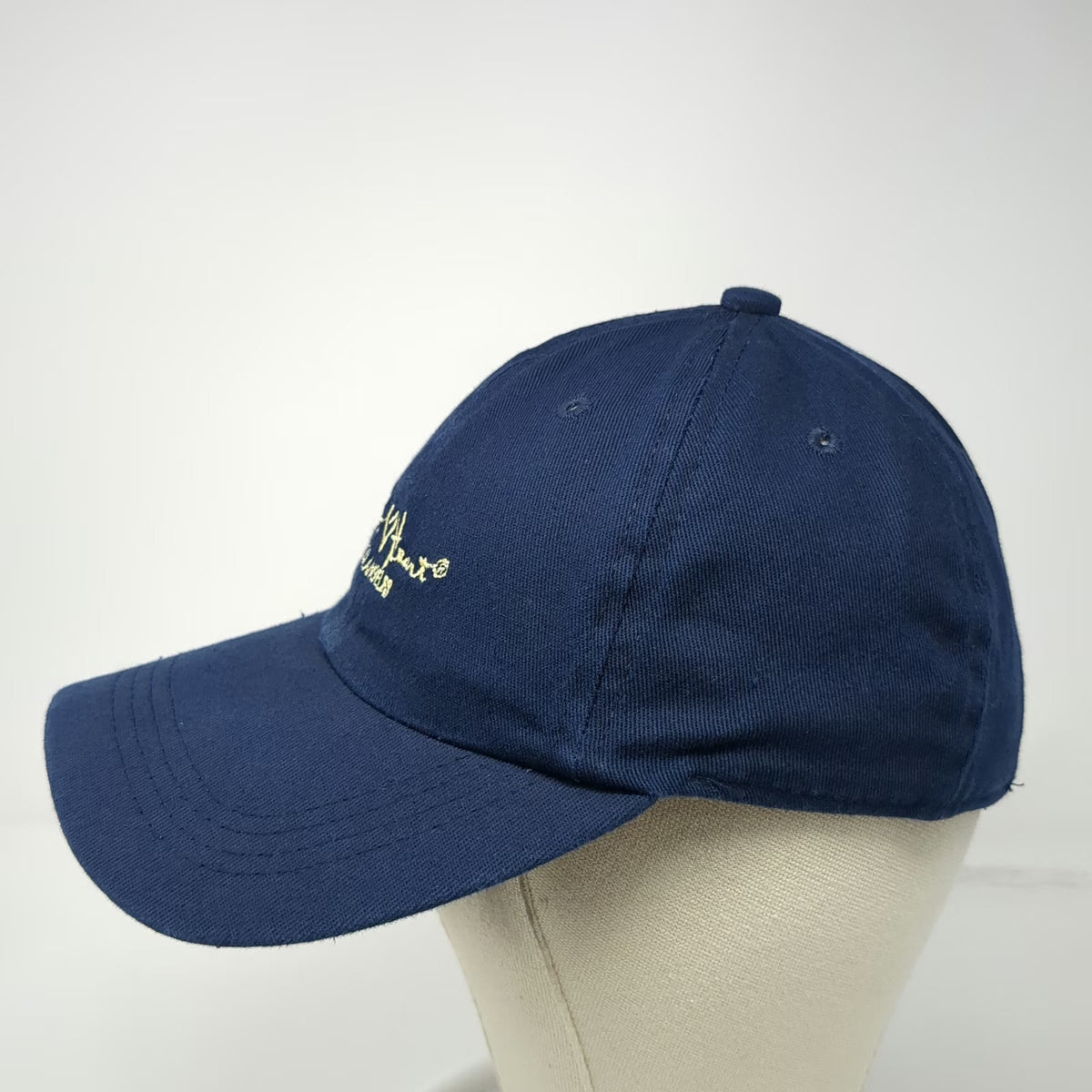 Velvet Heart Baseball Cap Blue One Size Embroidered Los Angeles Slideback Hat