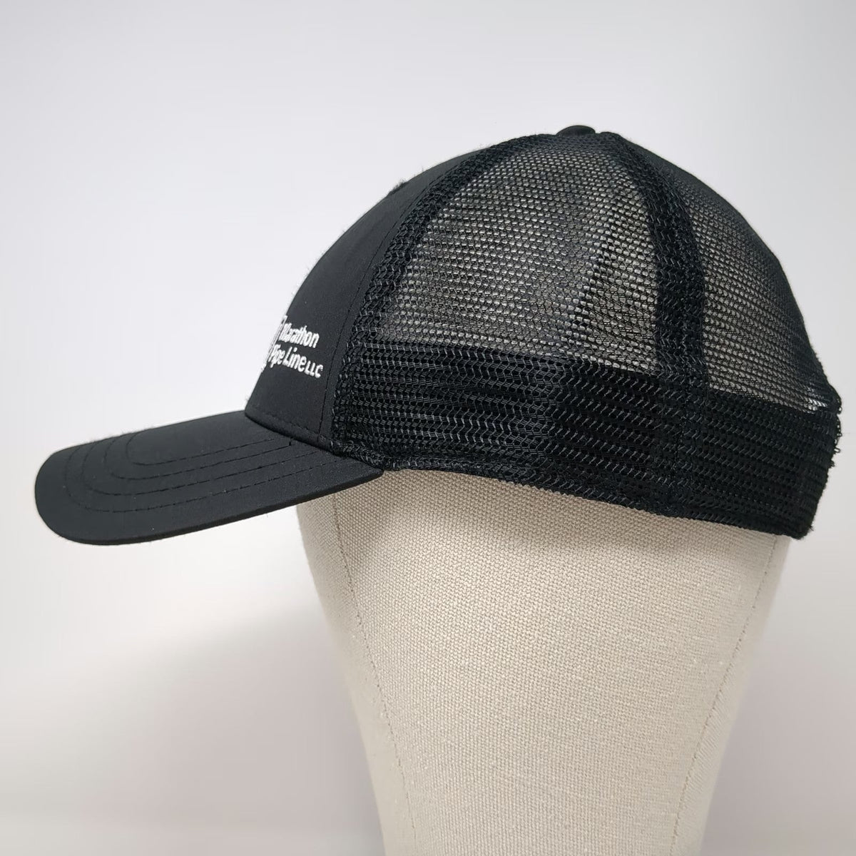 Pukka Trucker Hat Black One Size Marathon Pipe Line LLC 811 Mesh Snapback