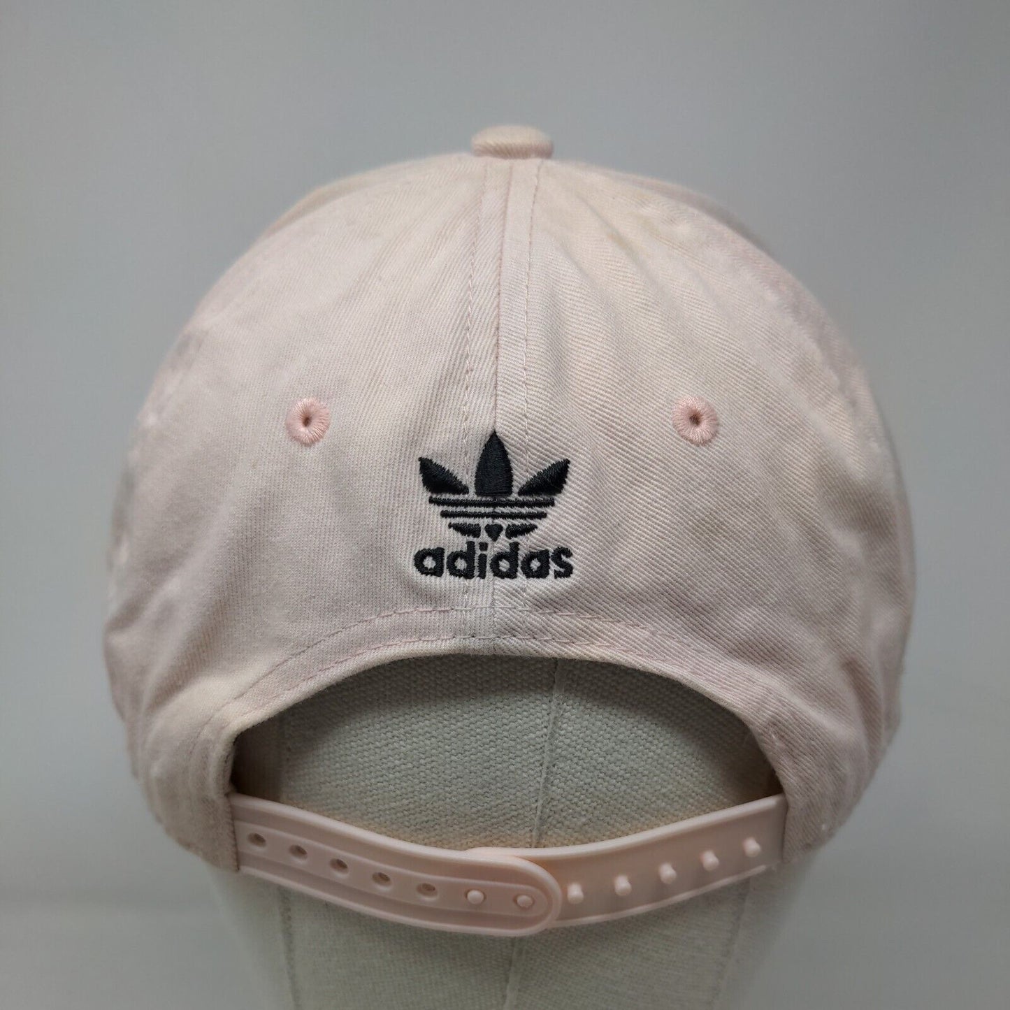 Adidas Trefoil Snapback Hat Pink OSFM Embroidered Adjustable 6 Panel