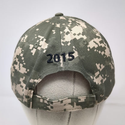 Cap America Baseball Cap Green One Size Digital Camo Veterans Winter Sports Hat