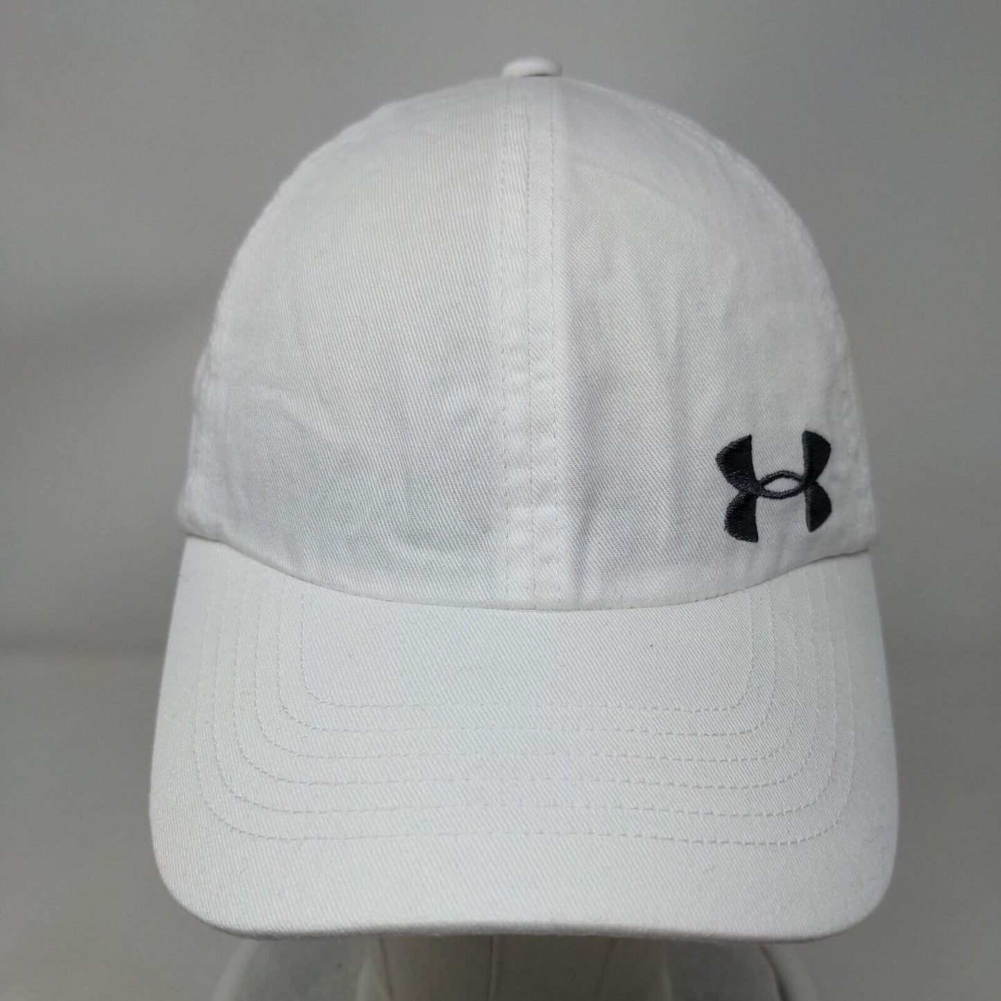 Under Armour Women's Slideback Hat White OSFA Solid Embroidered Logo