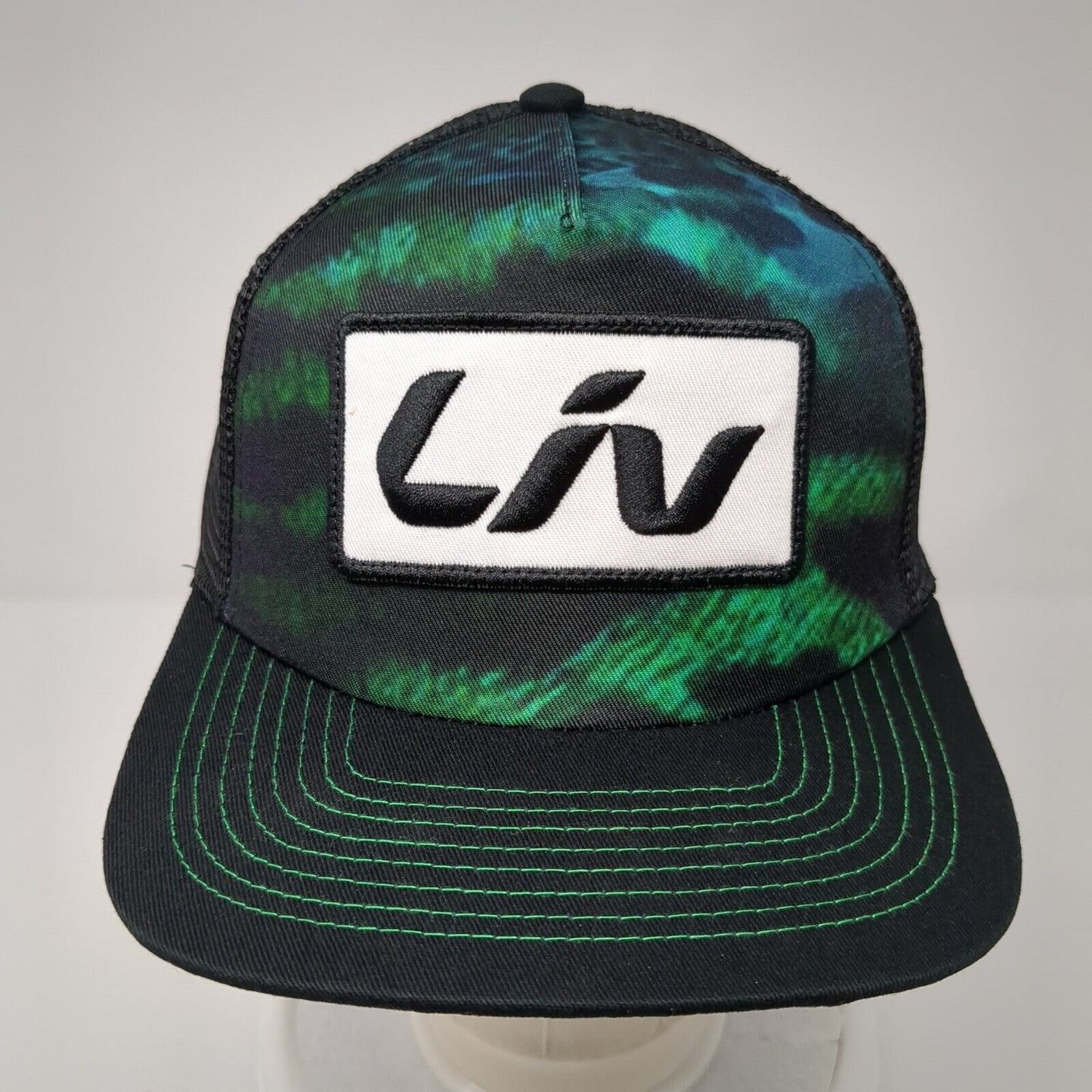 Liv Snapback Trucker Hat Multicolor OS Adjustable Mesh Back Embroidered 6 Panel