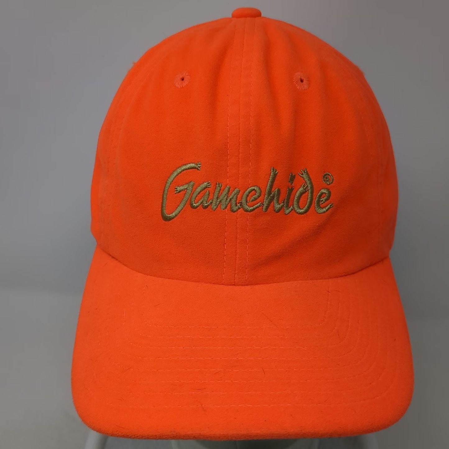 Gamehide Baseball Cap Orange One Size Strapback Hunting Hunter Embroidered Hat