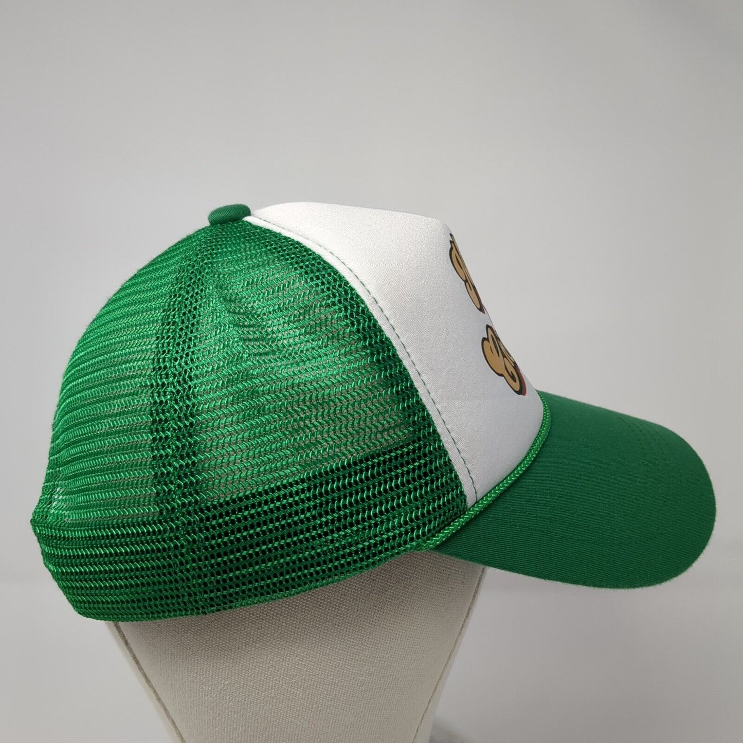 Merry Christmas Y’all Rope Trucker Hat Green One Size Mesh Back Outdoor