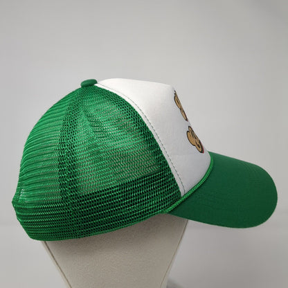 Merry Christmas Y’all Rope Trucker Hat Green One Size Mesh Back Outdoor