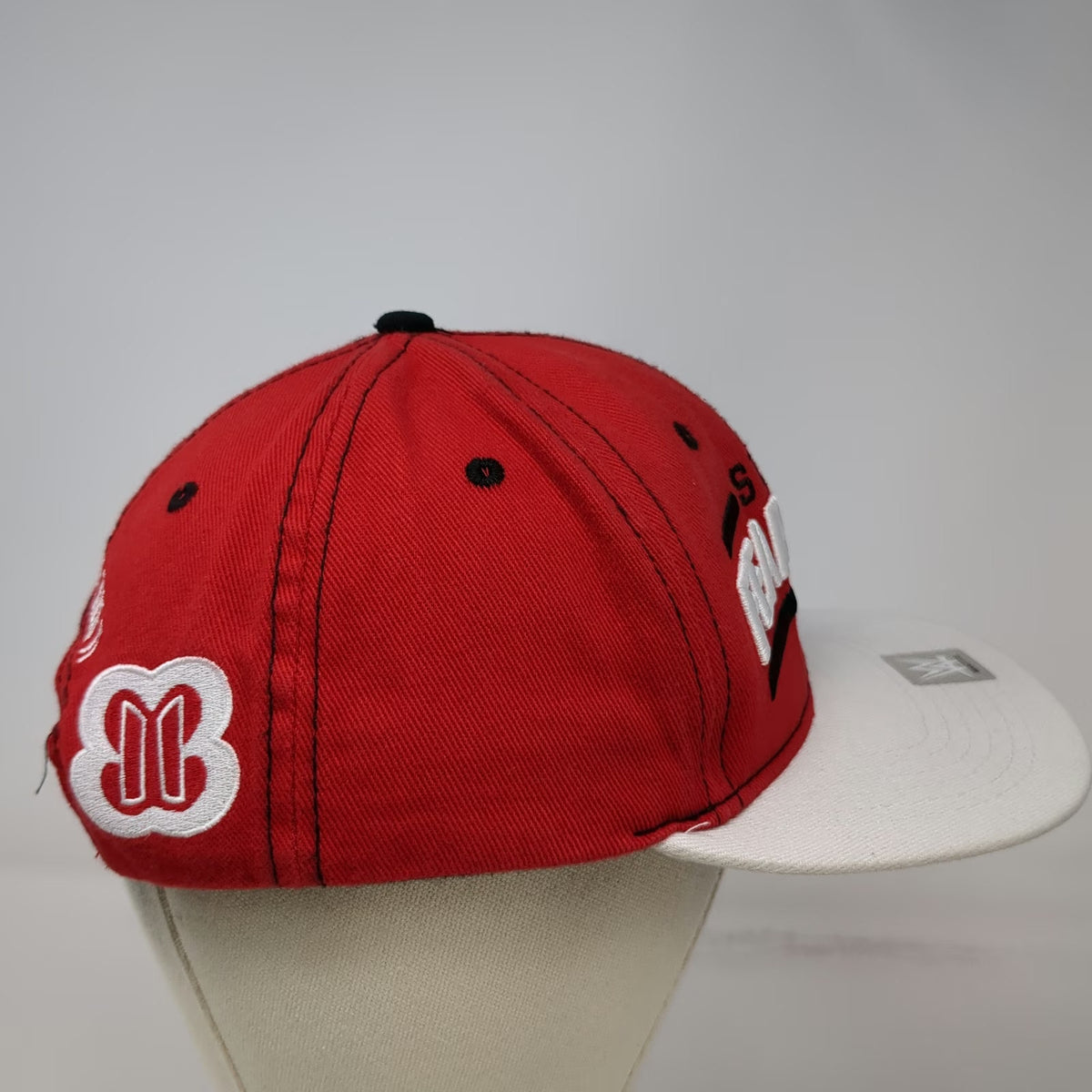 WWE Authentic Snapback Red One Size Stay Fearless Bella Twins Hat Flat Brim