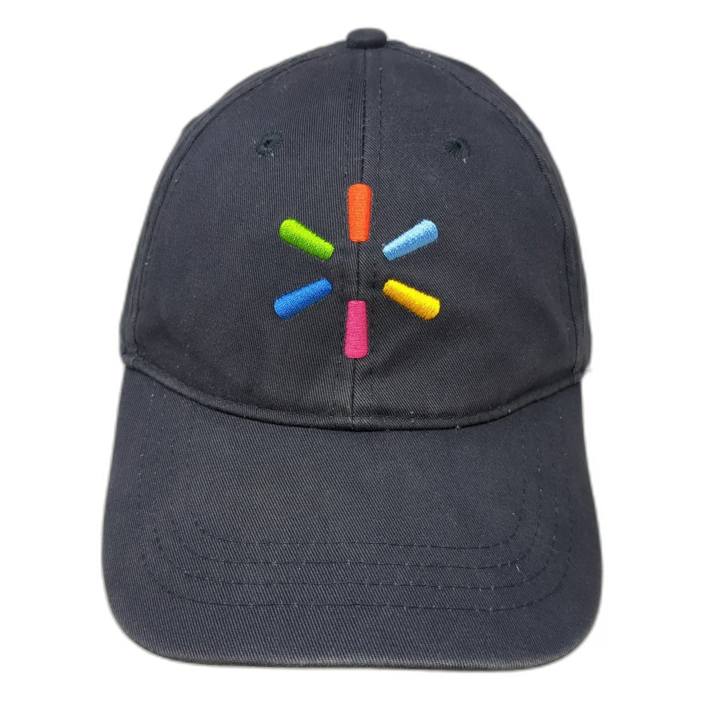 Walmart Associate Spark Logo Blue One Size Baseball Cap Slideback Hat Embroidery