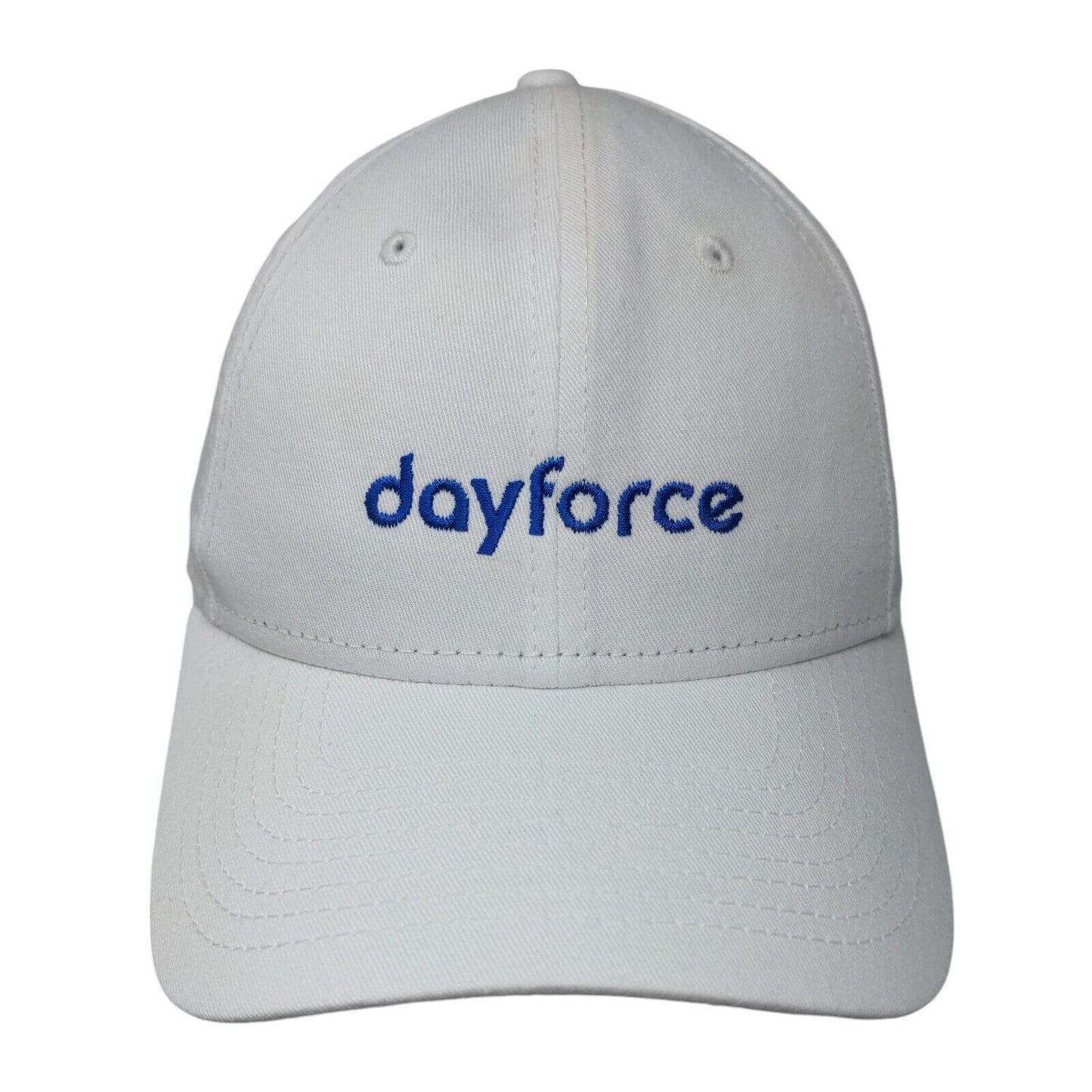 Dayforce Strapback Hat White OSFM Adjustable Embroidered 9Forty New Era