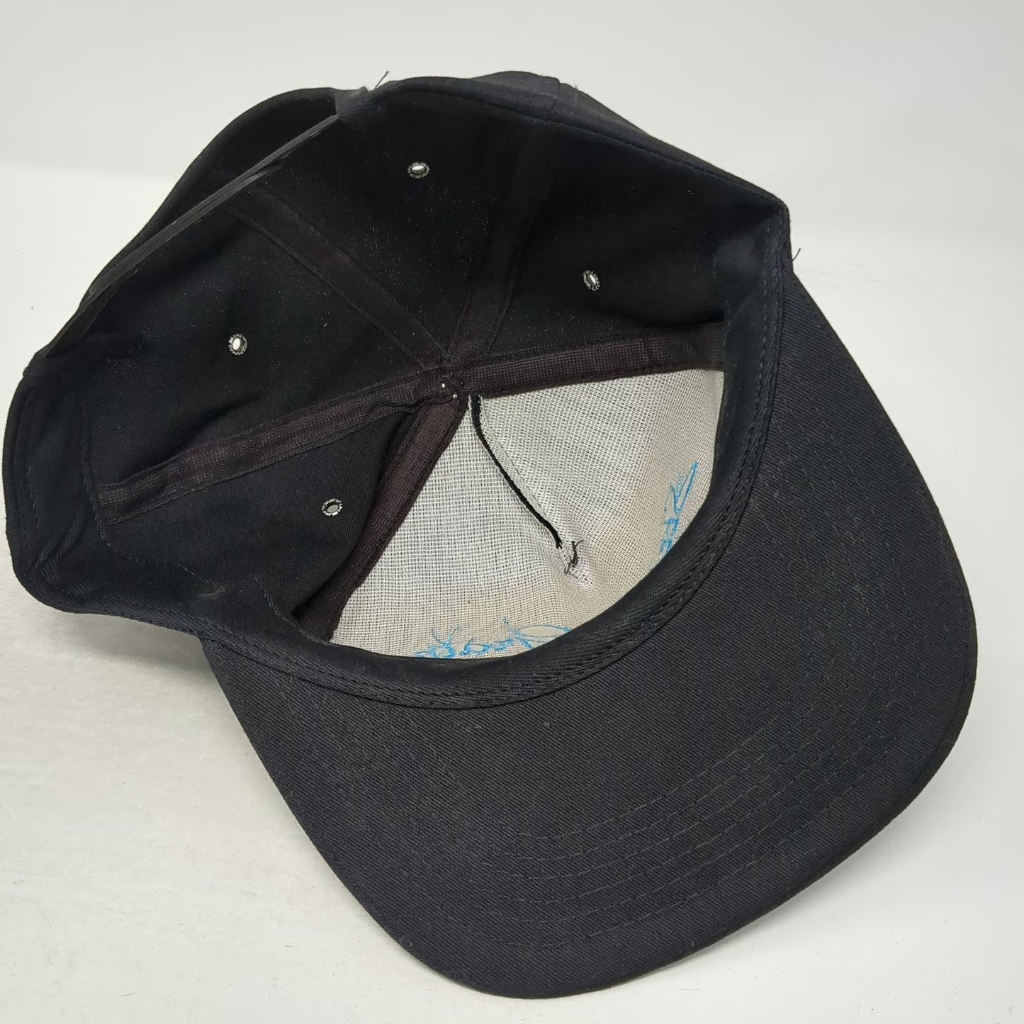 Black Trucker hat Vintage Snapback Stegner Grain Columbia Agriculture Embroider