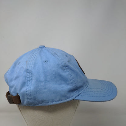 Calcutta Slideback Hat Blue OSFM Adjustable Patch Logo Vented Holes 6 Panel