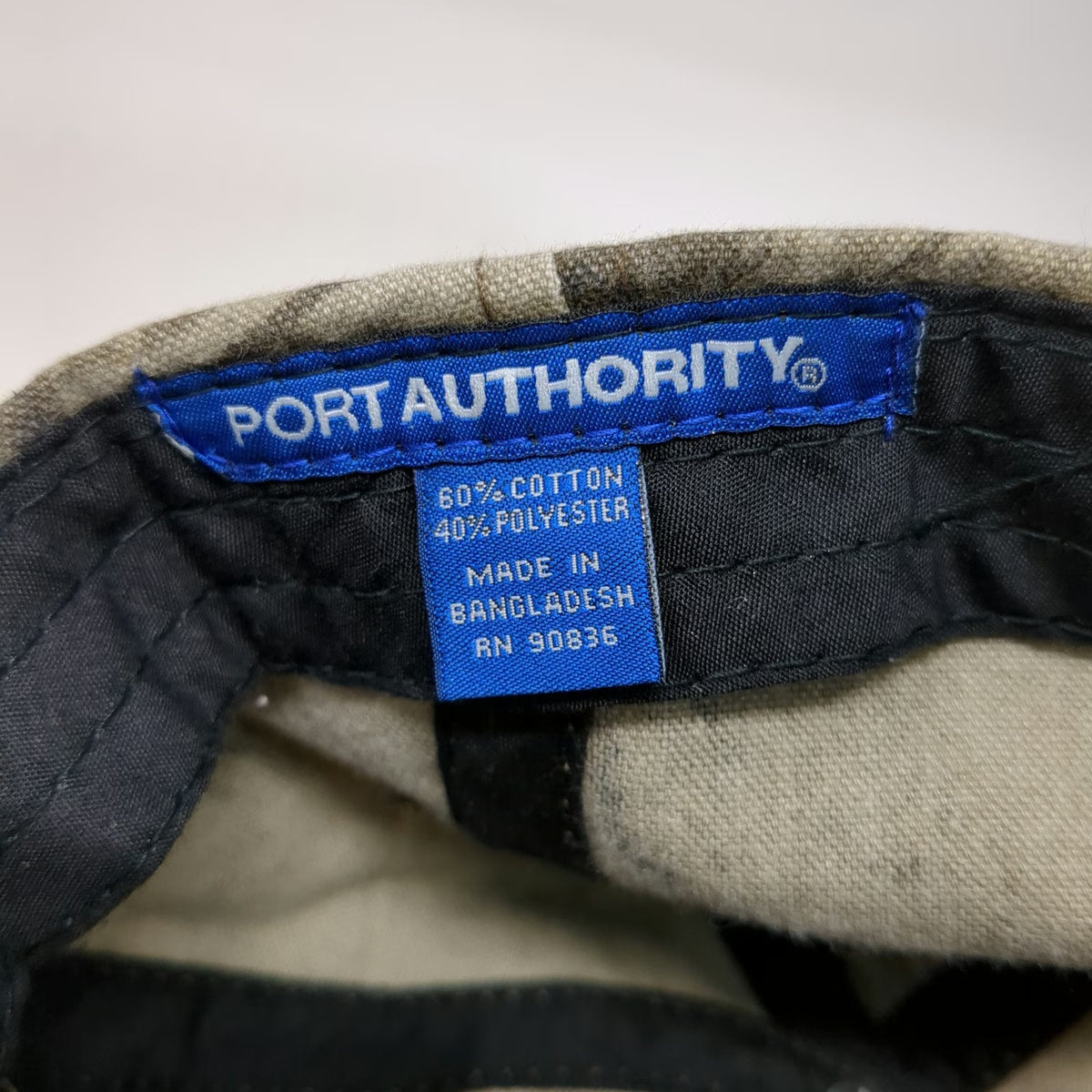 Port Authority Baseball Cap Brown One Size Camo Sunbelt Rentals Hat Strapback