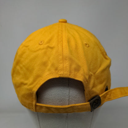Rainbow Slideback Hat Yellow OSFA Adjustable Embroidered Newhattan Cotton