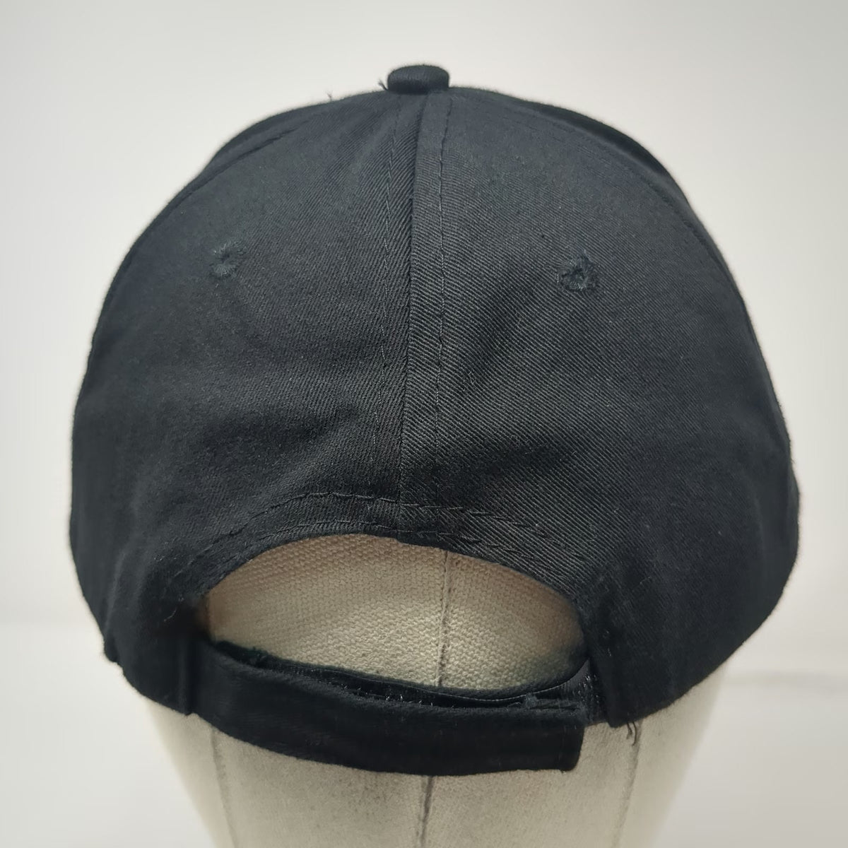 Boar's Head Logo Black Baseball Cap One Size Strapback Embroidered Hat Deli Food