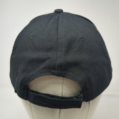 Boar's Head Logo Black Baseball Cap One Size Strapback Embroidered Hat Deli Food