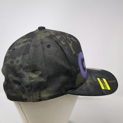 Yupoong Snapback Black One Size GCU Purple Multicam Camo Flat Brim Classics Hat