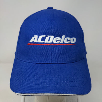 ACDelco Slideback Hat Blue OSFA Adjustable Embroidered Vented Holes 6 Panel