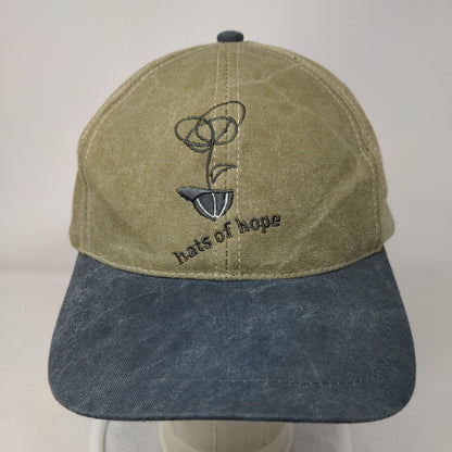 Hats of Hope Strapback Hat Multicolor OSFA Adjustable Embroidered Cotton