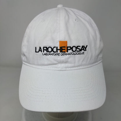 La Roche Posay Starpback Hat White One Size Adjustable Embroidered 6 Panel Halo