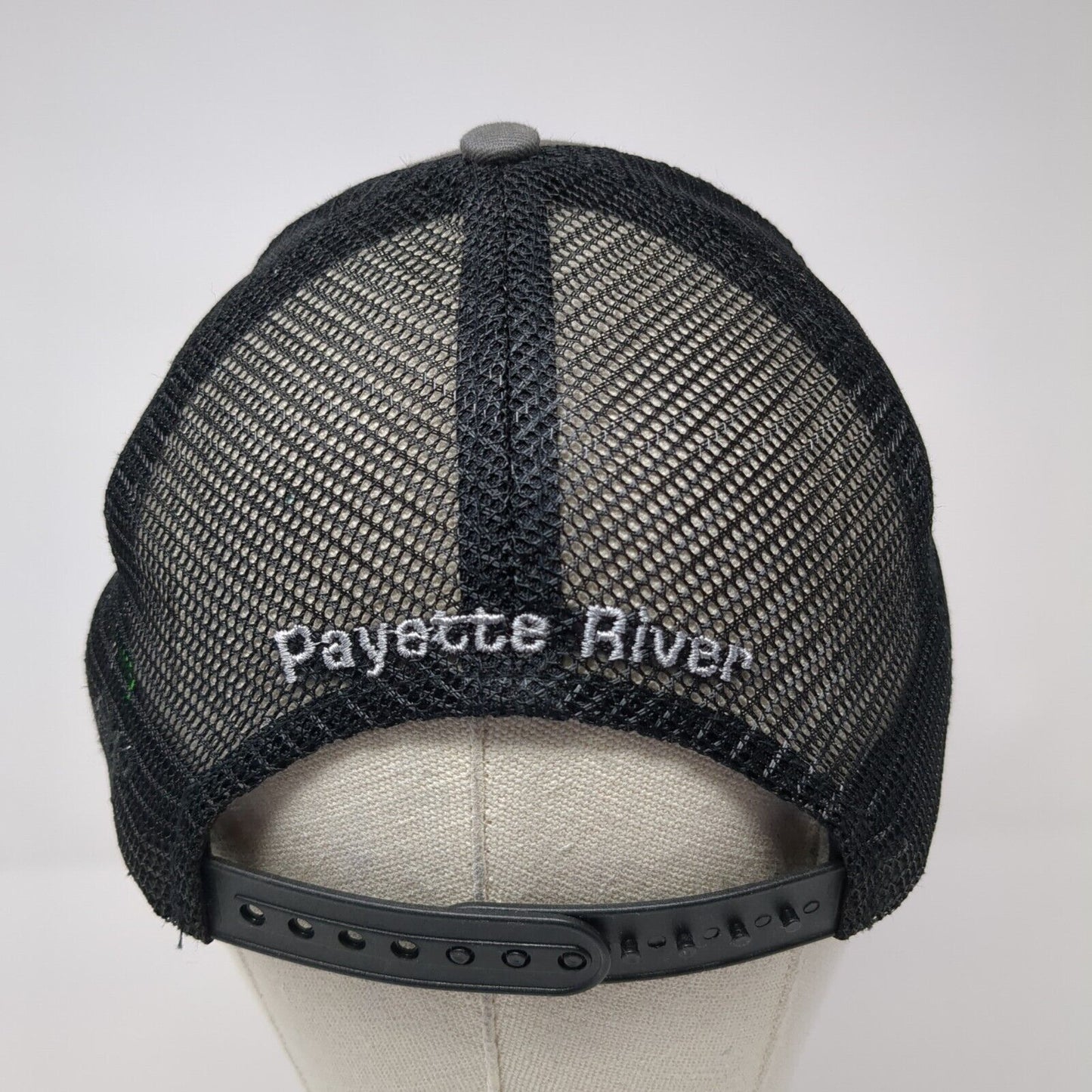 Cascade Raft & Kayak Snapback Trucker Hat Gray One Size Mesh Back