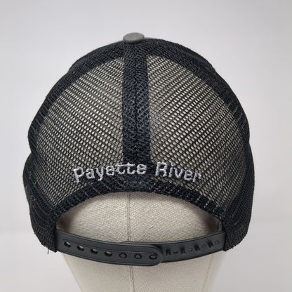 Cascade Raft & Kayak Snapback Trucker Hat Gray One Size Mesh Back