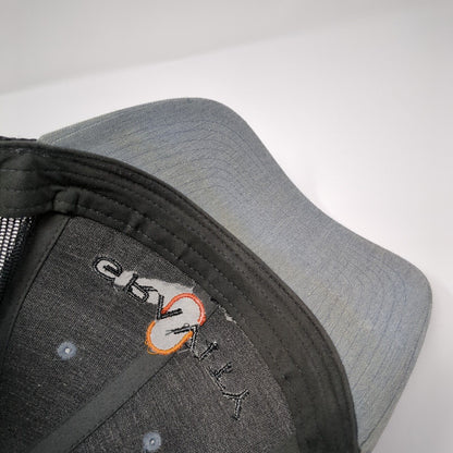 Gravity Oilfield Services Snapback Trucker Hat Gray M/L Mesh Back Richardson