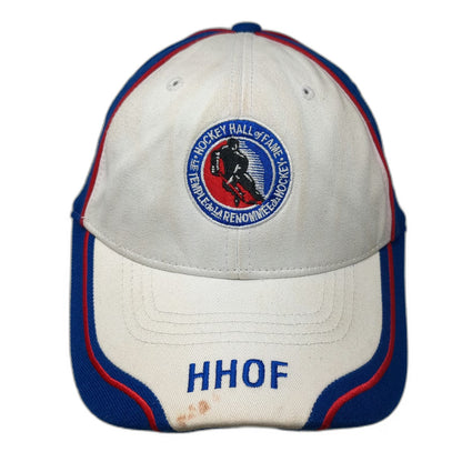 New Era Hockey Hall of Fame HHOF Hat White Blue One Size Baseball Cap Strapback