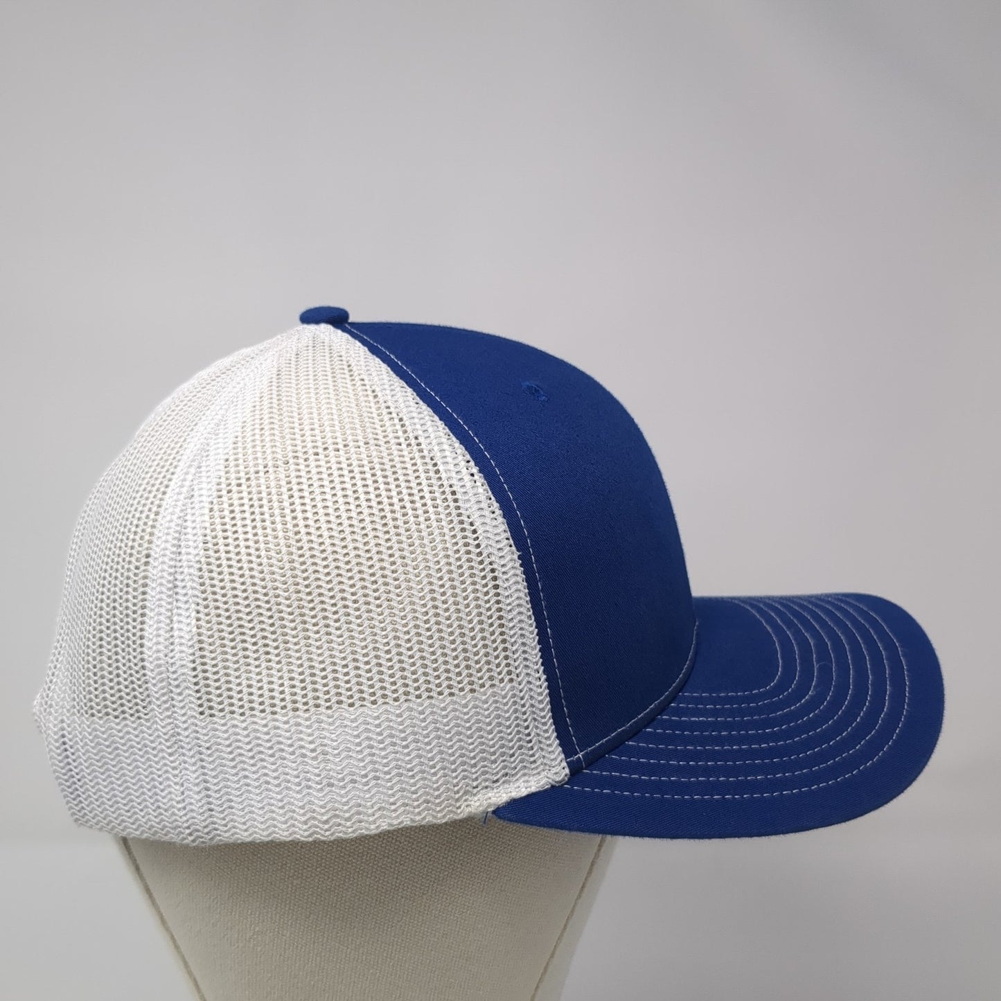 Blind Source Snapback Trucker Hat Blue One Size Adjustable Mesh Back Richardson