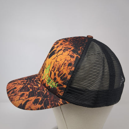 PRYM1 Camo Trucker Hat Multicolor One Size Adjustable Mesh Back 6 Panel Pugs